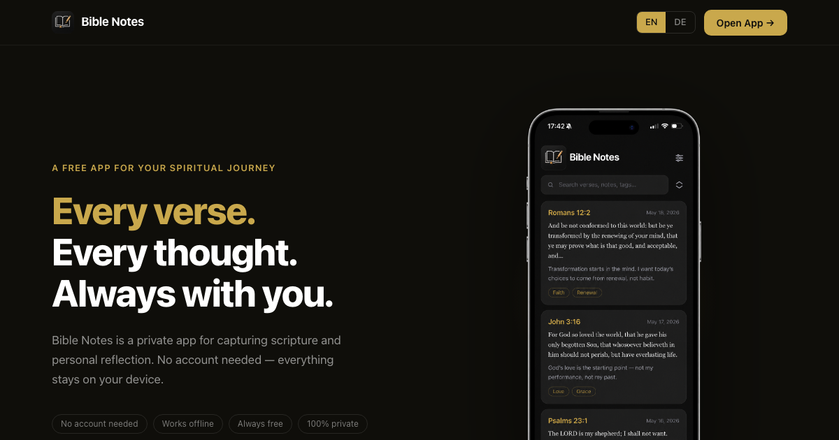 Bible Notes gallery image