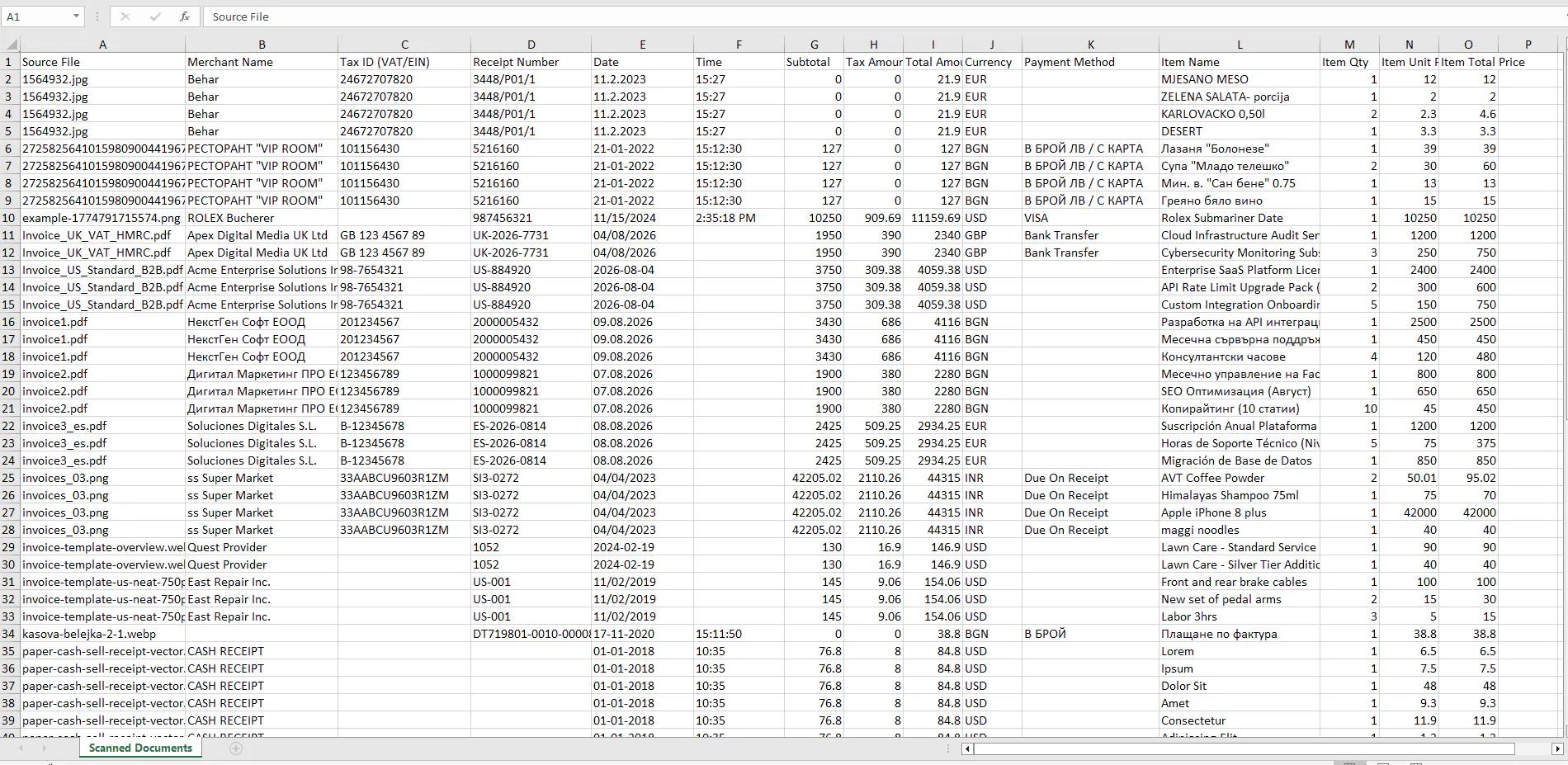 ReceiptAI: Invoice to Excel Scanner gallery image