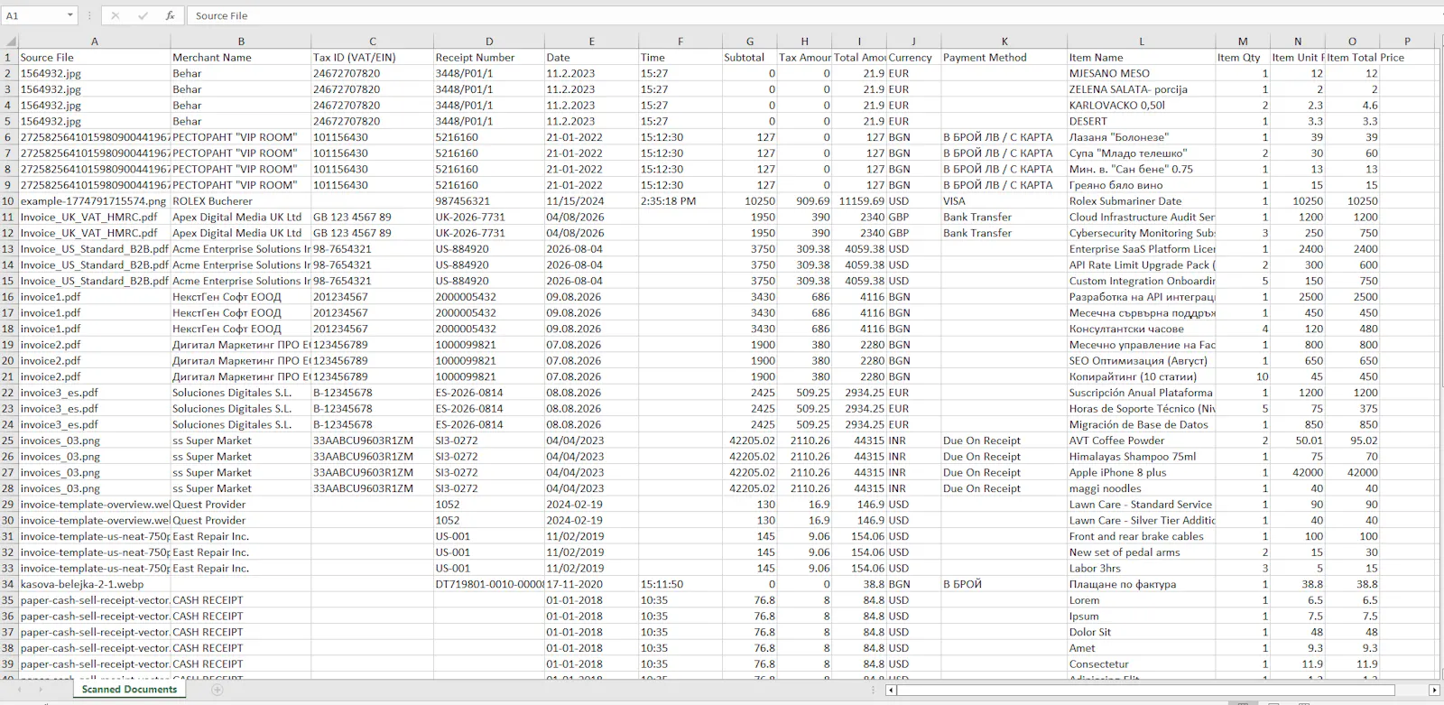ReceiptAI: Invoice to Excel Scanner screenshot 6
