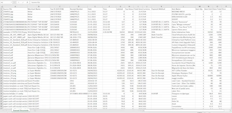 ReceiptAI: Invoice to Excel Scanner screenshot 6