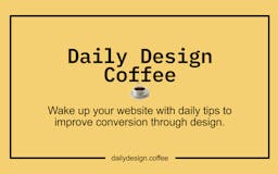 Daily Design Coffee ☕ media 1