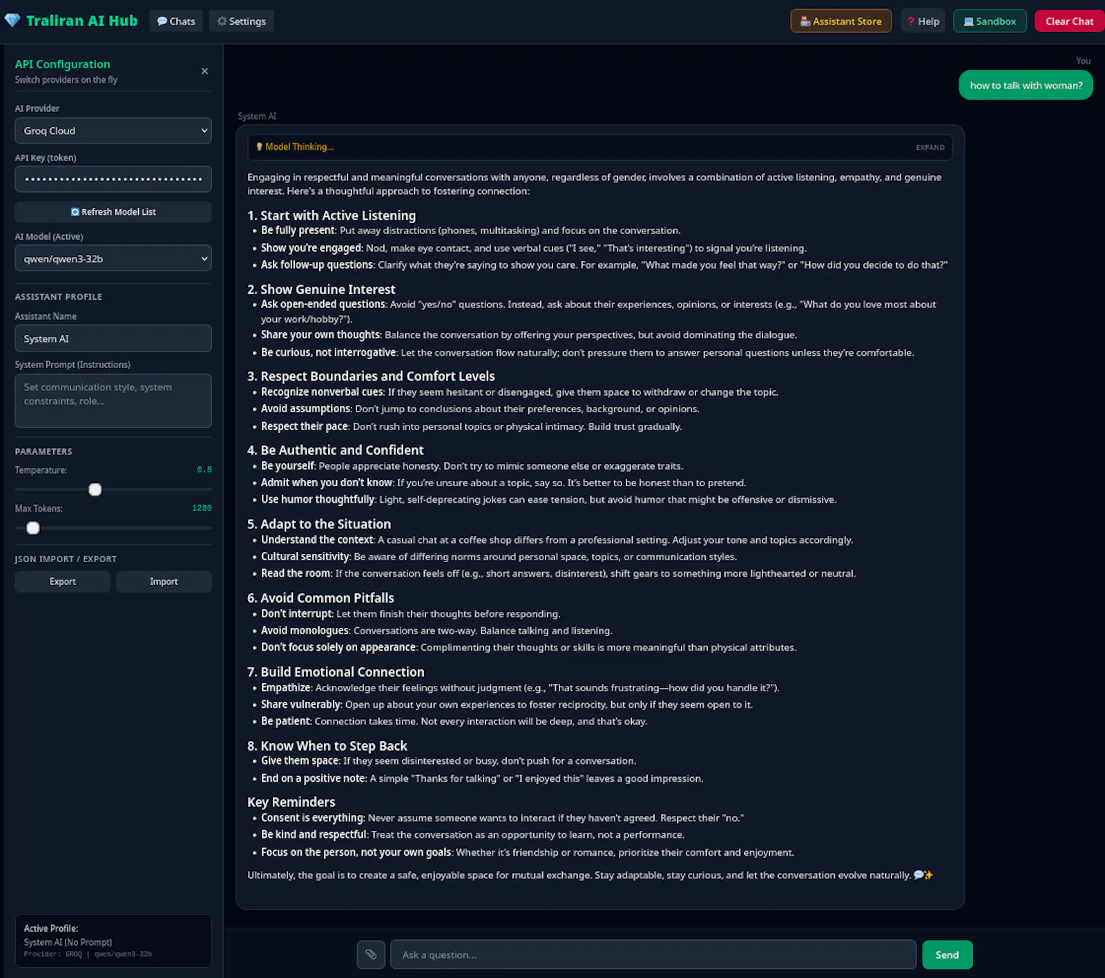 Traliran AI Hub screenshot 4