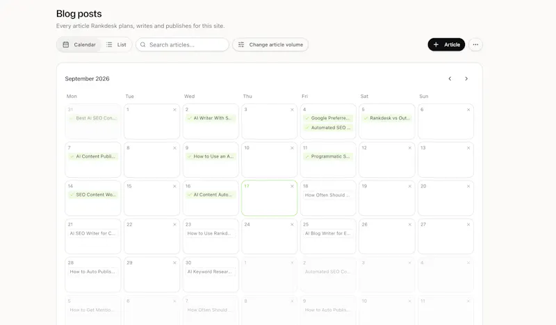 Rankdesk AI-Writer screenshot 5