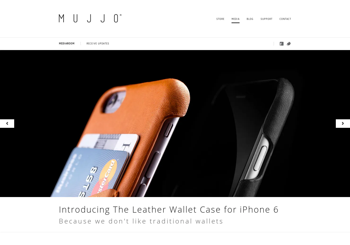 Mujjo Leather Wallet Case