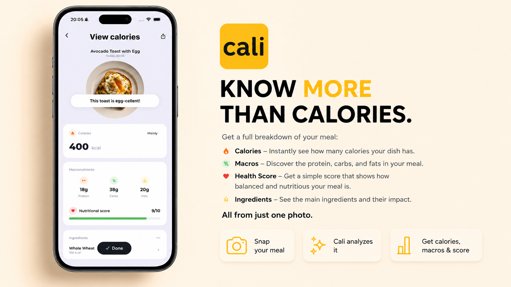 Cali : AI calorie tracker gallery image