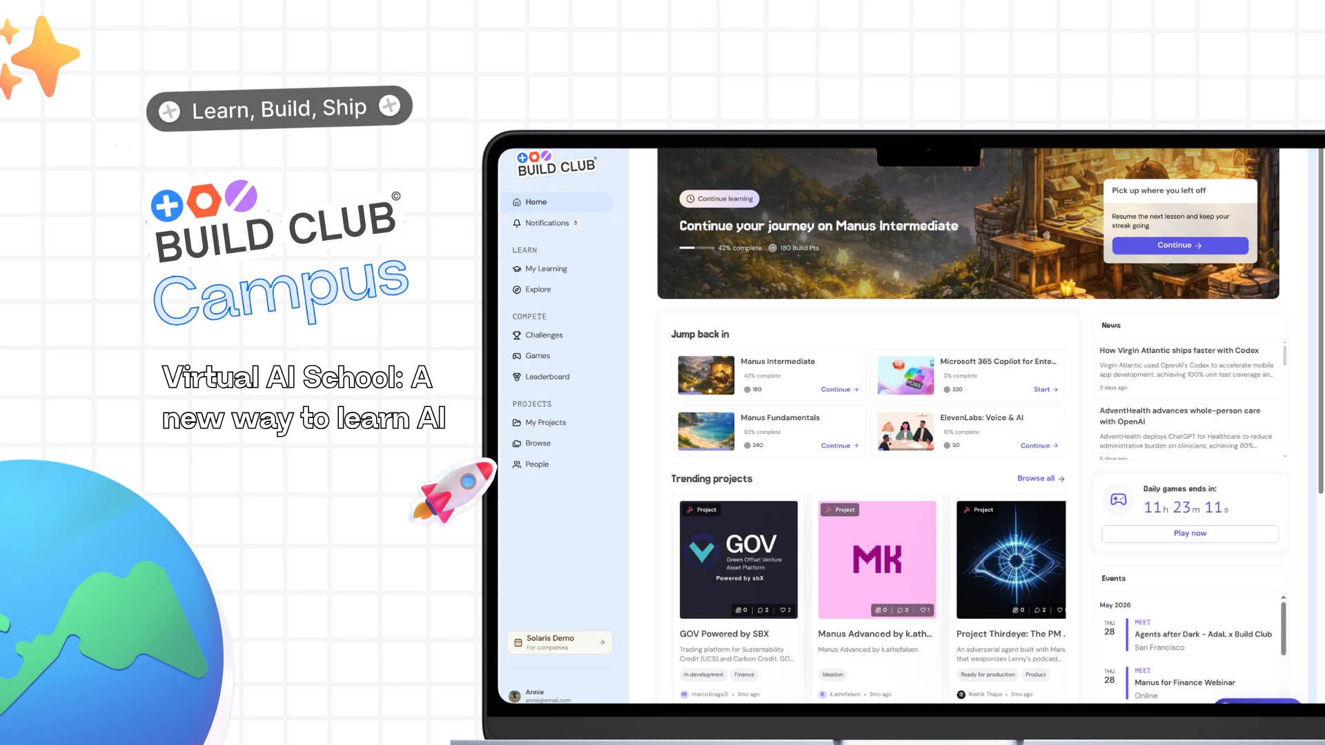 Build Club Campus  screenshot 1