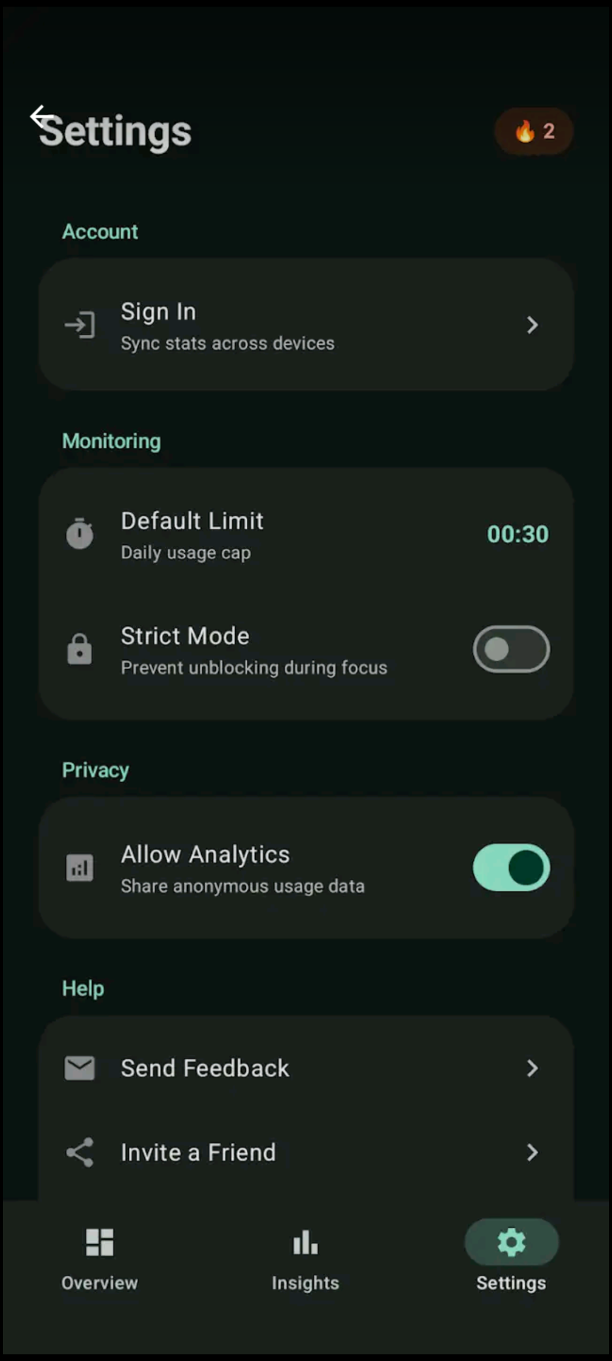 Hush - Screenshot 5 showing product features and functionality