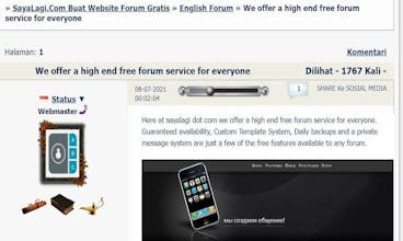 100% Free Creating a Website Forum gallery image