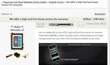 100% Free Creating a Website Forum gallery image
