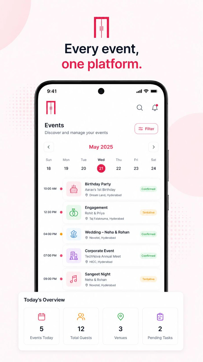 nexteventapp.com screenshot 1