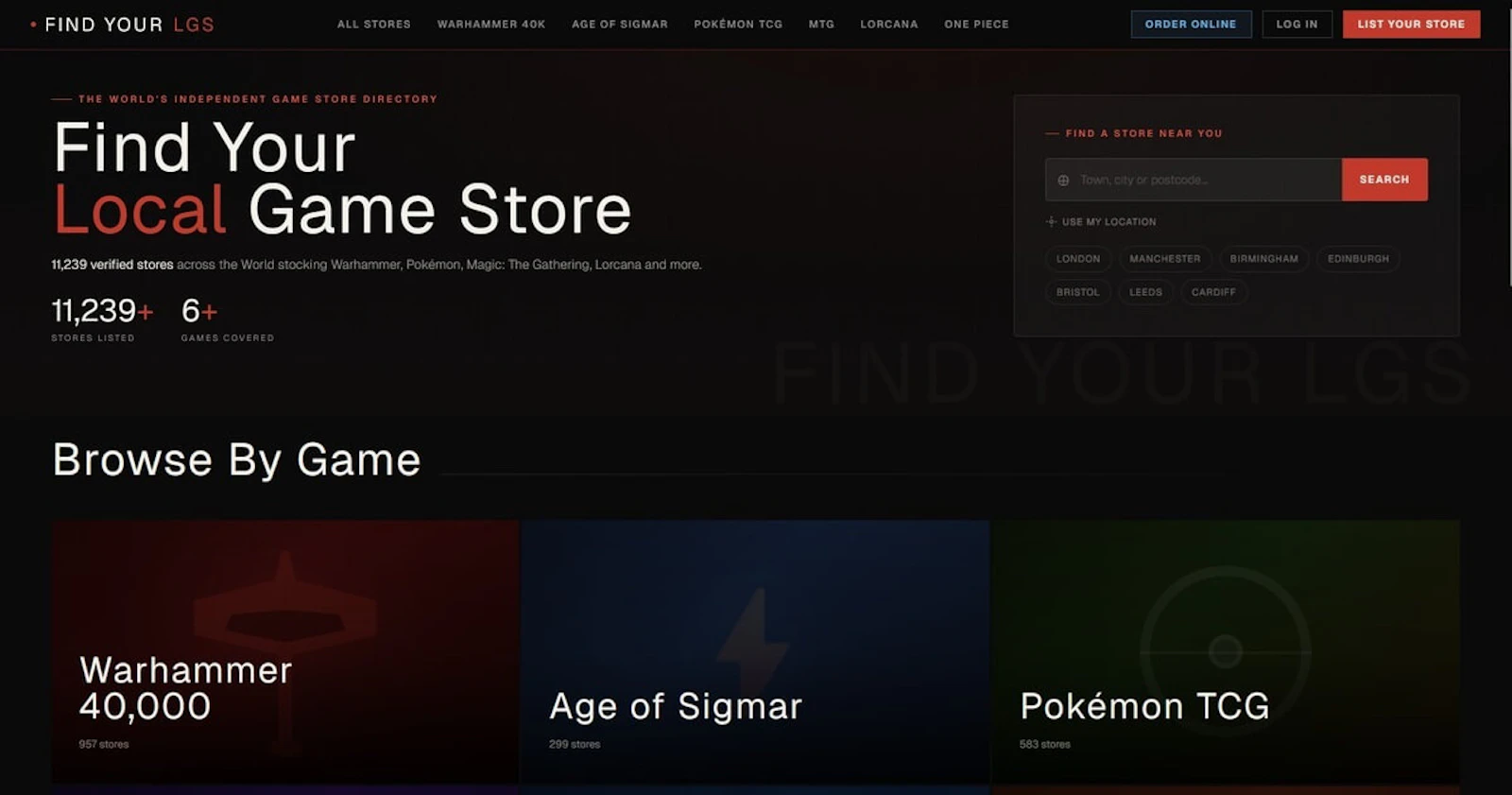 FindYourLGS screenshot 2