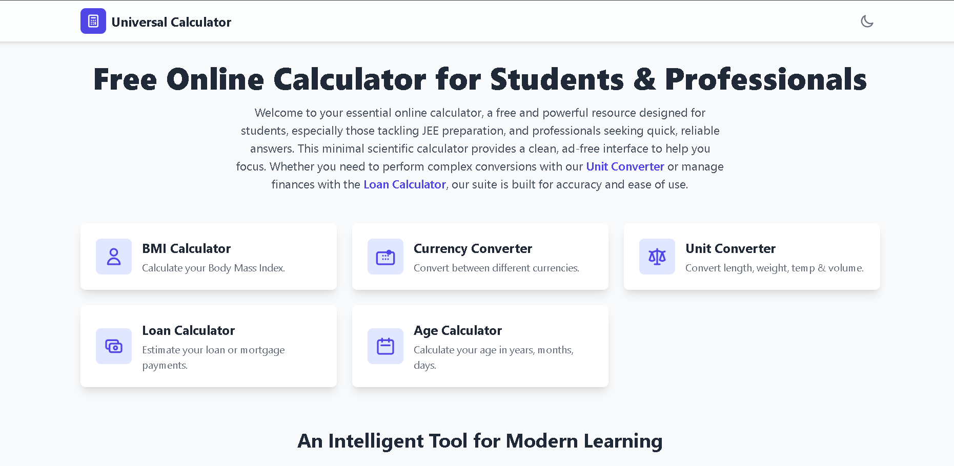 Universal Calculator
