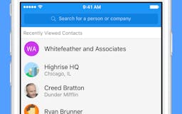 Highrise CRM for Android media 3