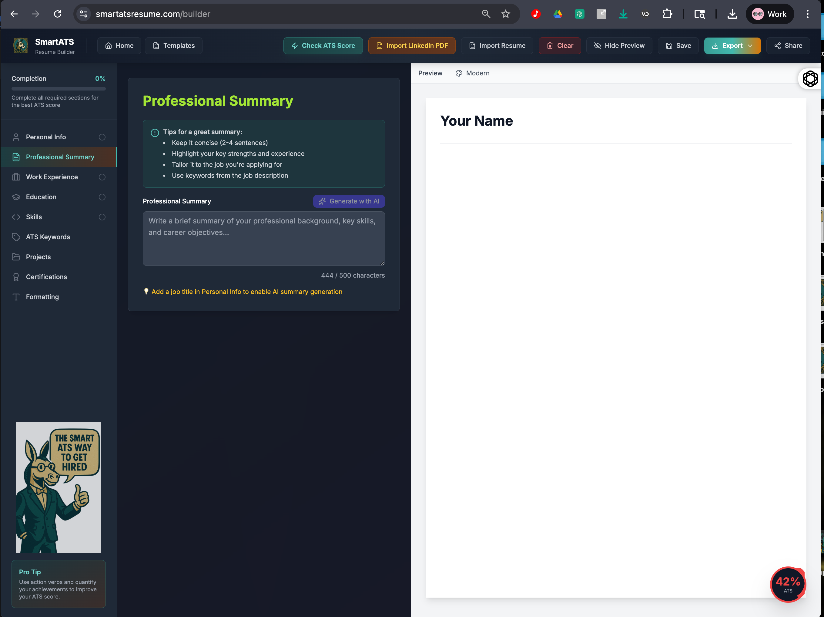 Smart ATS Resume gallery image