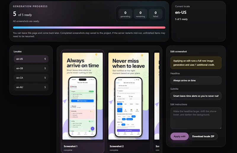 App Screenshot Magic screenshot 2