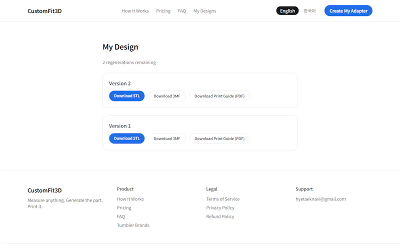 CustomFit3D screenshot 5