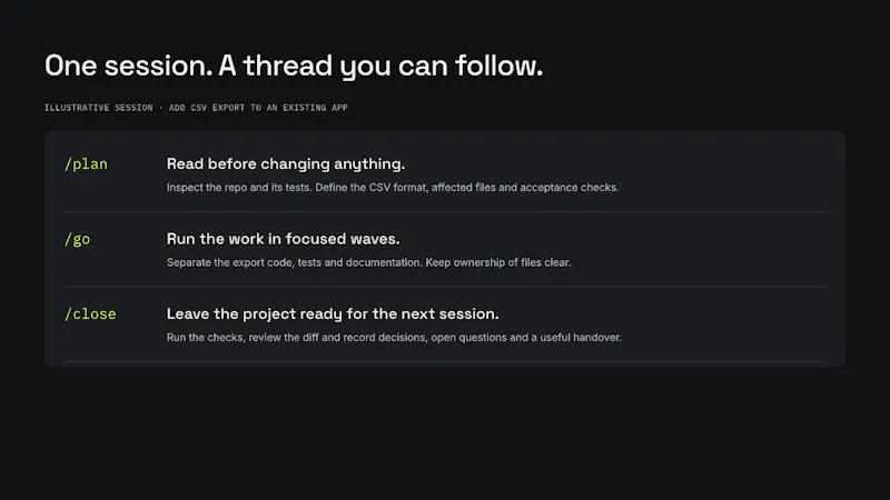 Session Orchestrator screenshot 2
