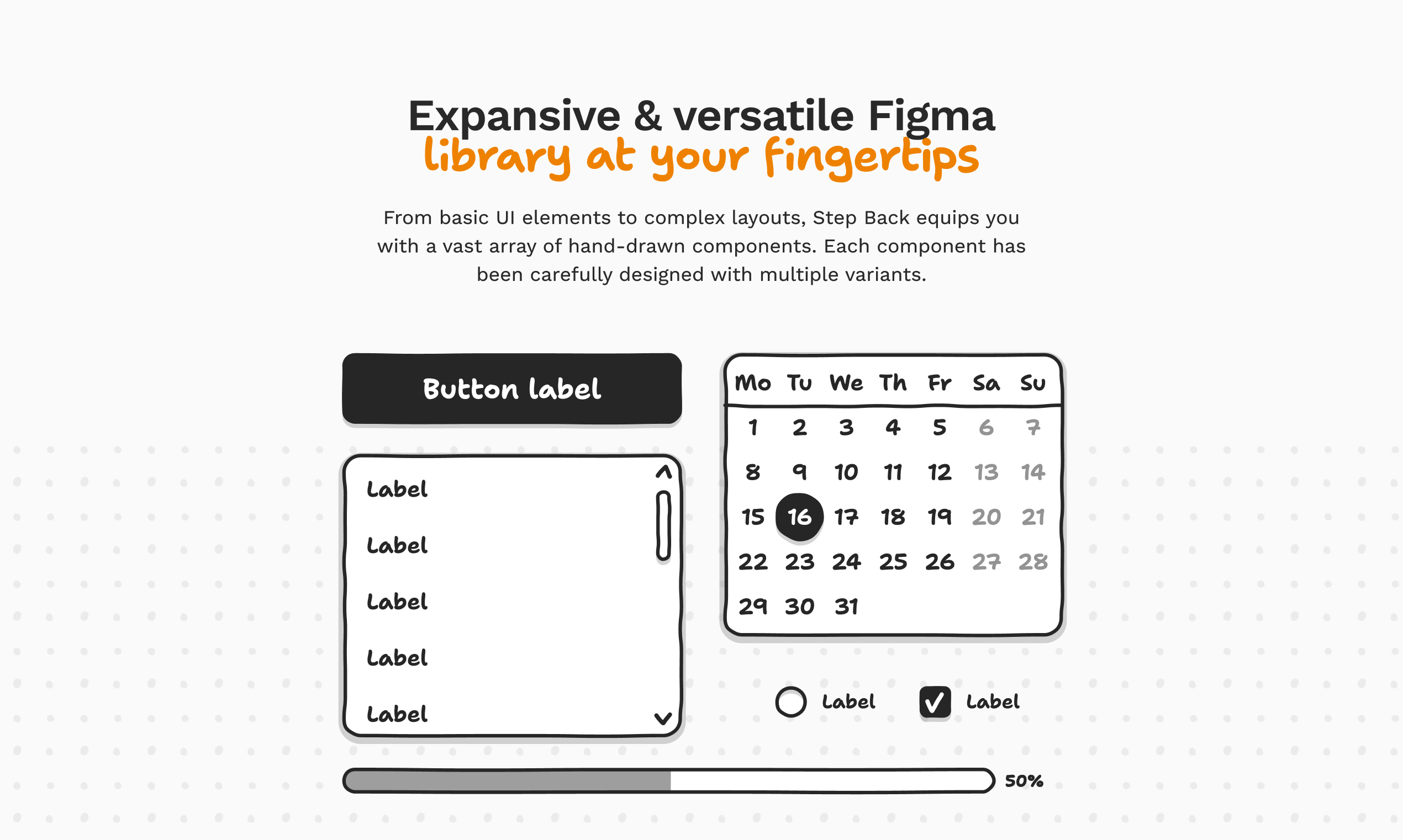 Media Langkah mundur - Ikon & Komponen Tangan untuk Figma 9
