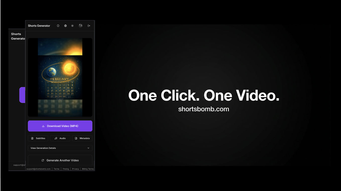 Shorts Bomb - Screenshot 3 showing product features and functionality