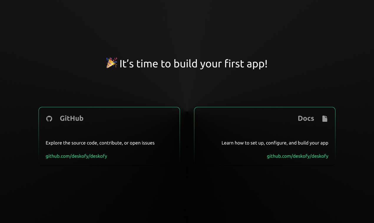 Deskofy CLI – Build Desktop Apps Fast gallery image