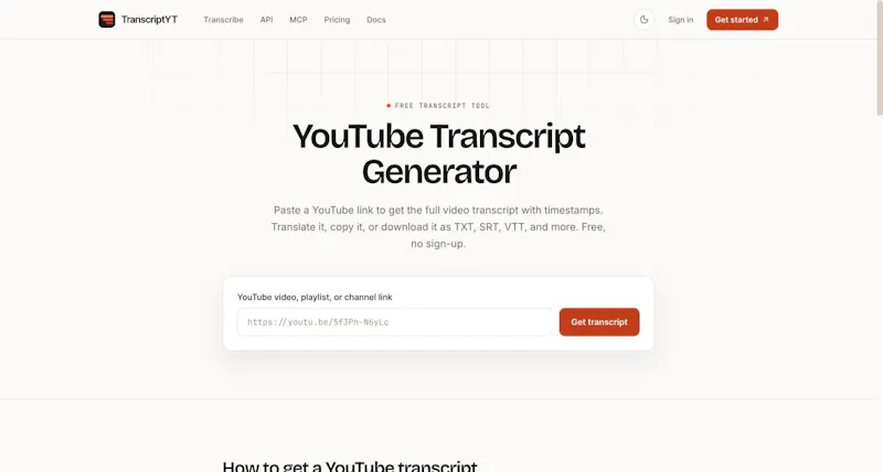 TranscriptYT screenshot 5