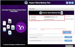Aryson Yahoo Backup Tool media 2