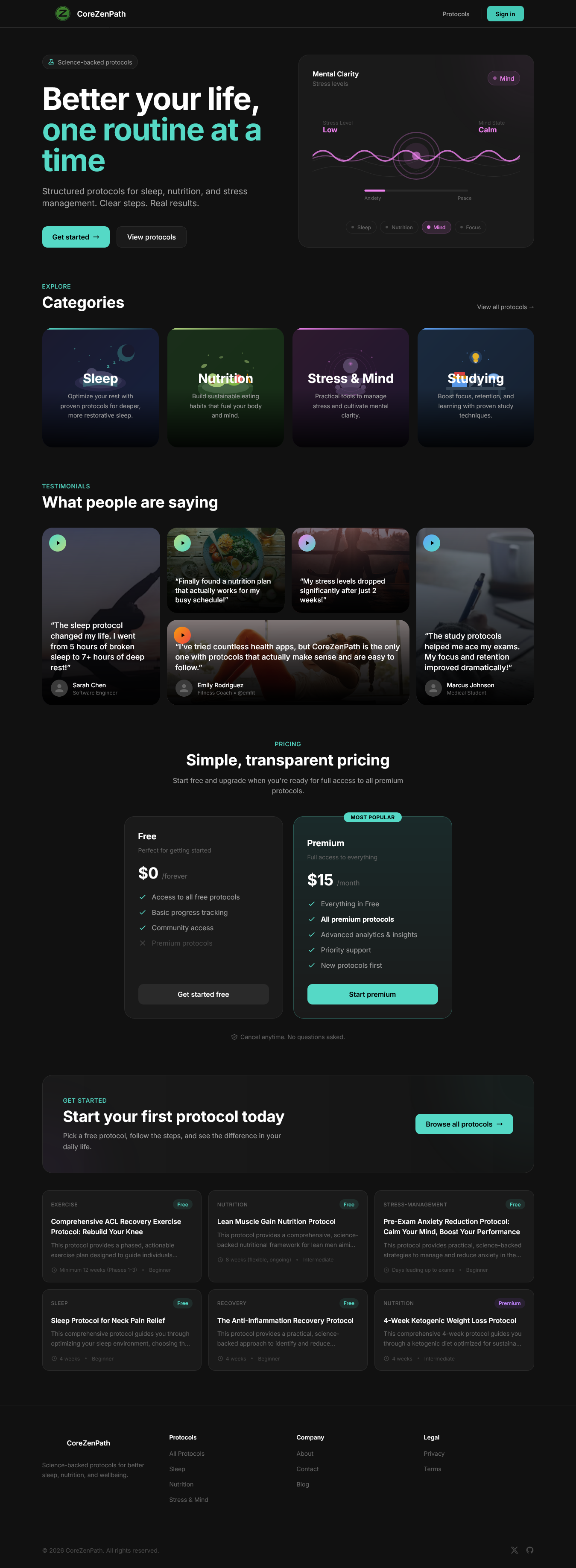 CoreZenPath - Screenshot 4 showing product features and functionality