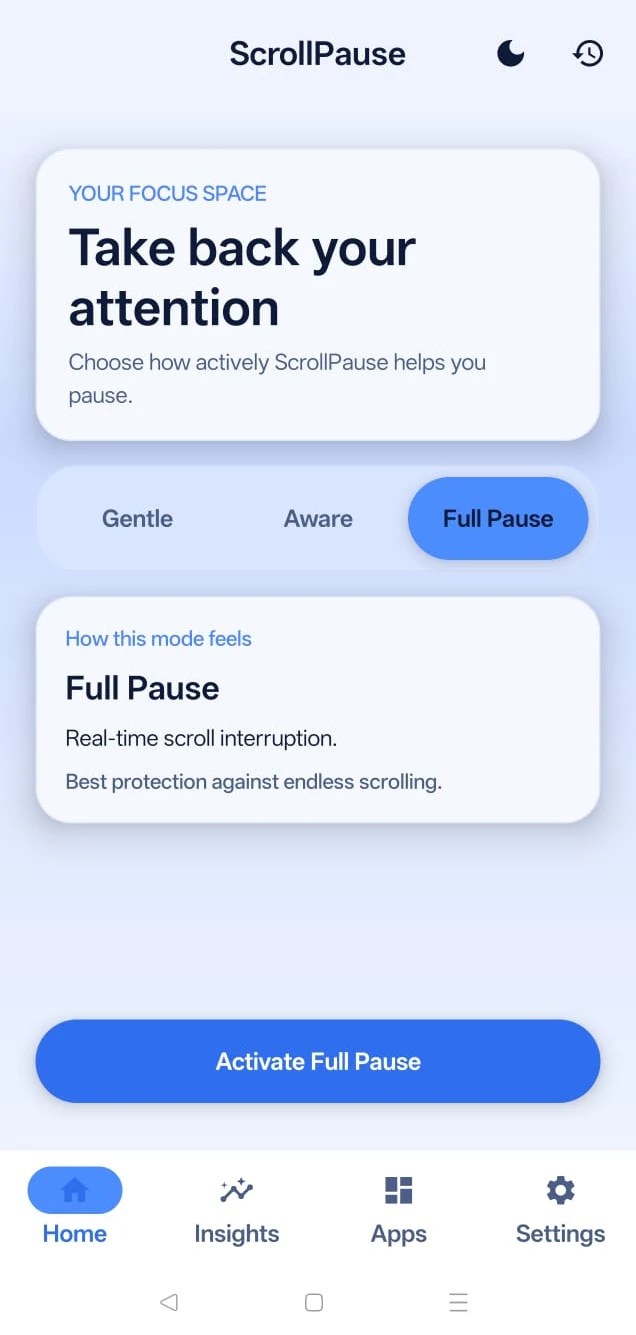 ScrollPause screenshot 1