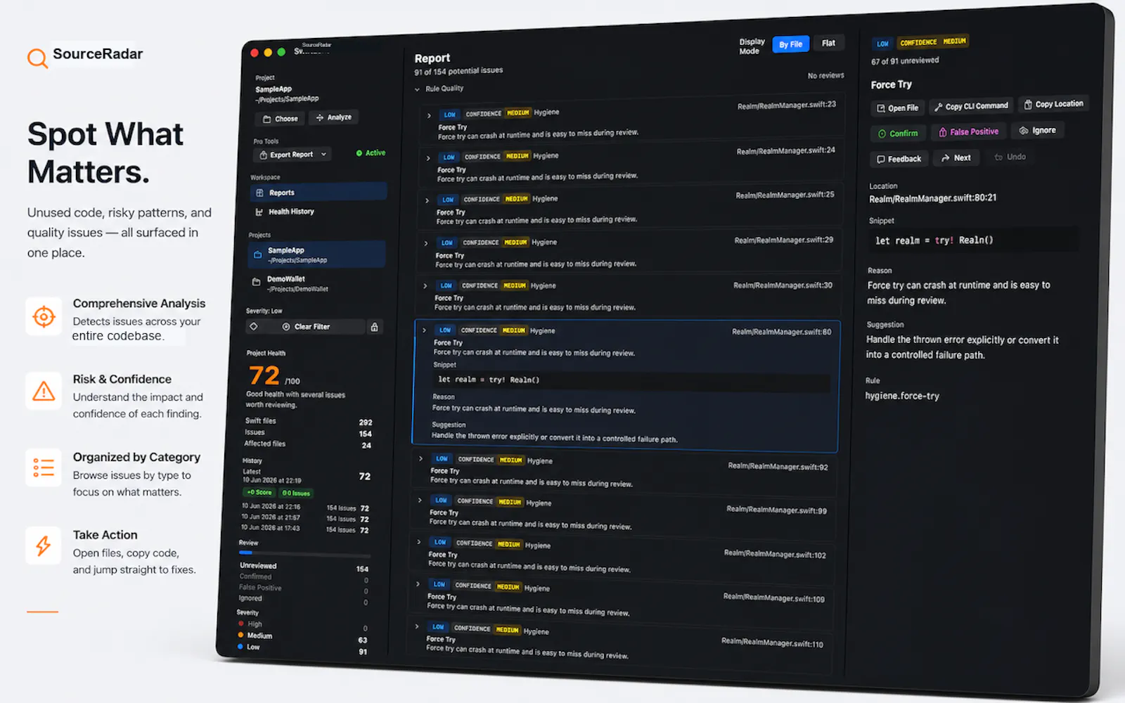 SourceRadar screenshot 6