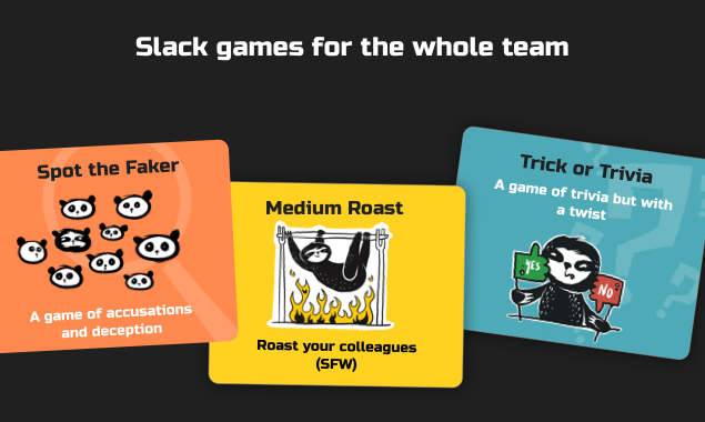 Bored - Slack Games for Remote Teams - Play social games with your