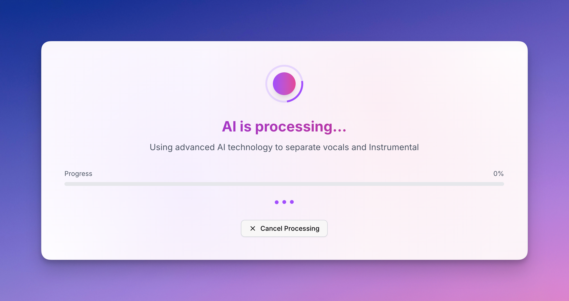 Media Vocalremover AI - Hidupkan lagu ke karaoke dalam beberapa saat yang dikuasakan oleh AI 2