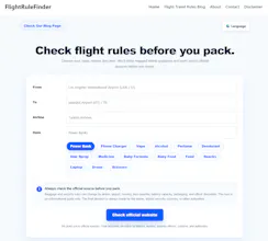 flightrulefinder.com gallery image