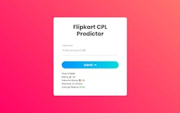 Flipkart Cost-Per-Lifetime Predictor media 2