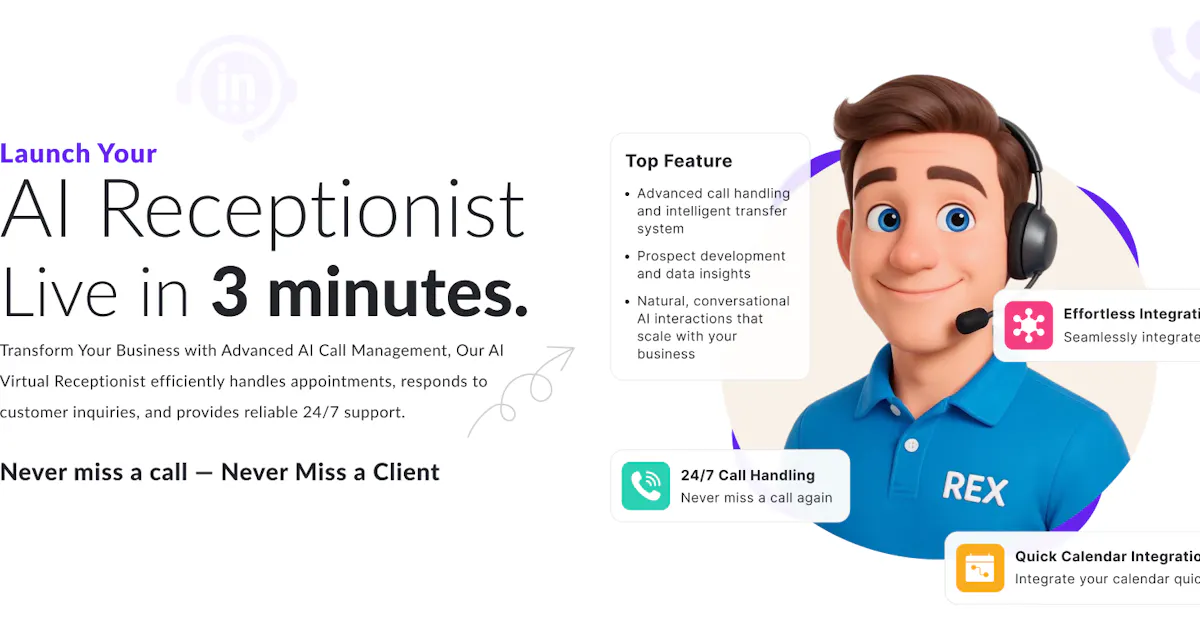 Rexpt - AI Receptionist Service