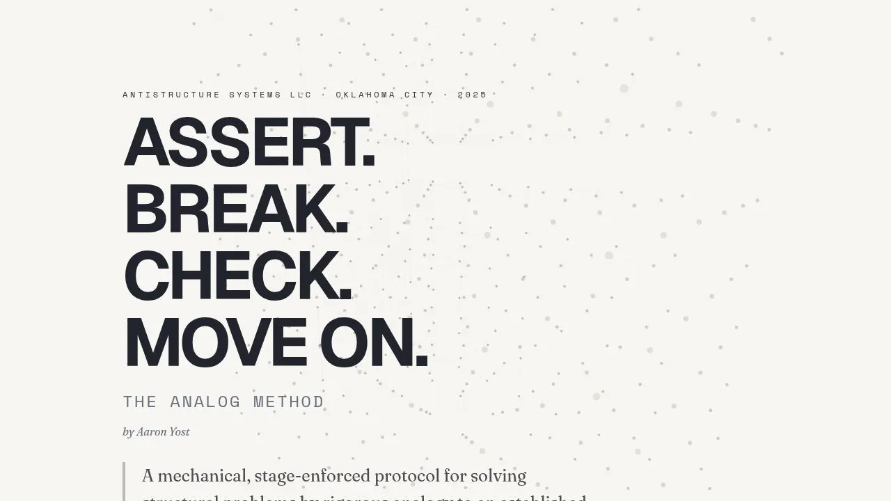 The Analog Method gallery image