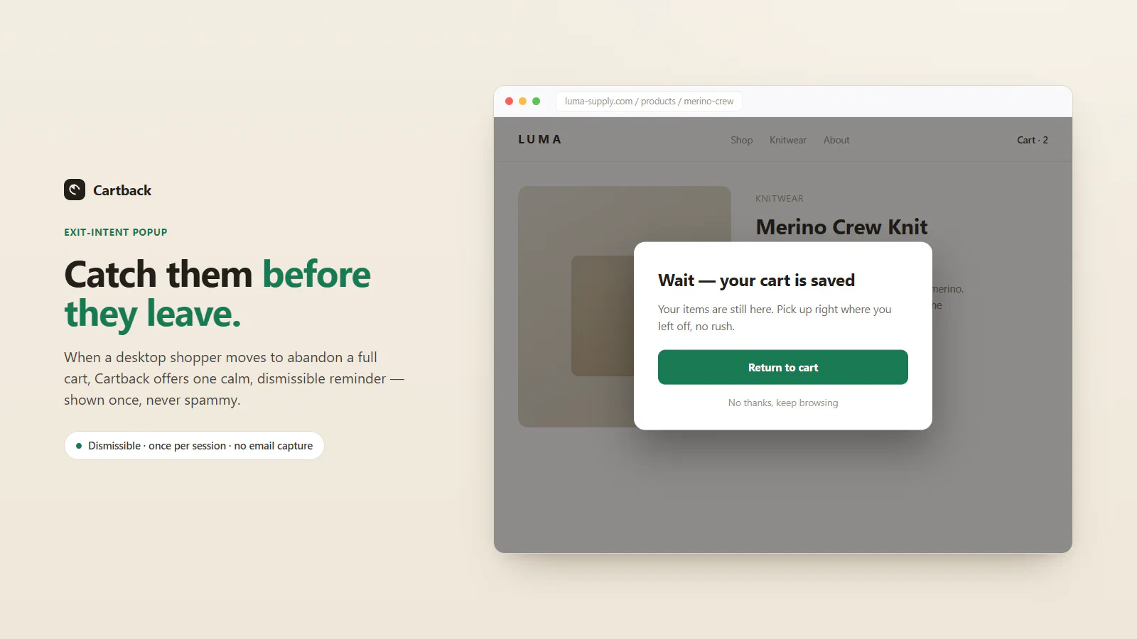 Cartback screenshot 3