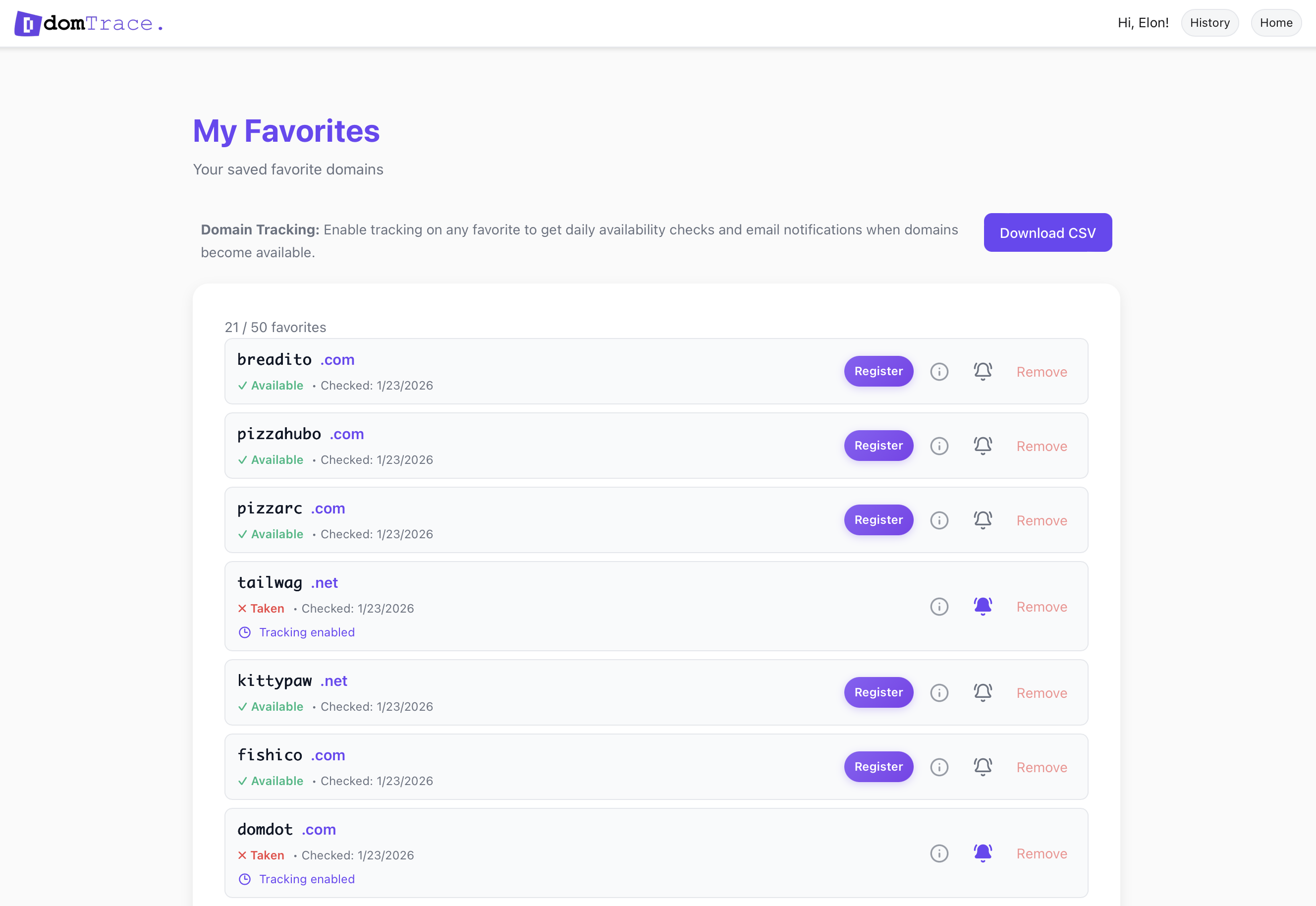 domTrace gallery image