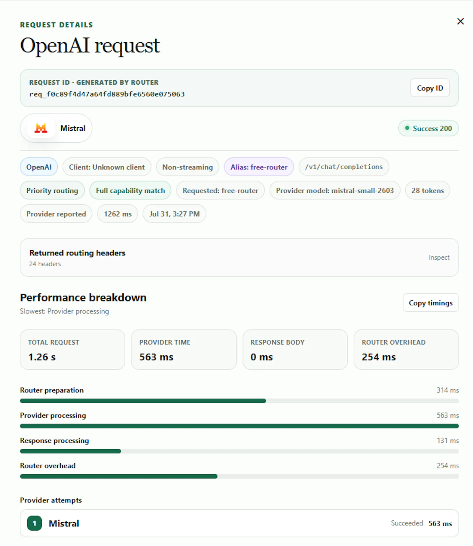 LLM Router · One API for every provider screenshot 4