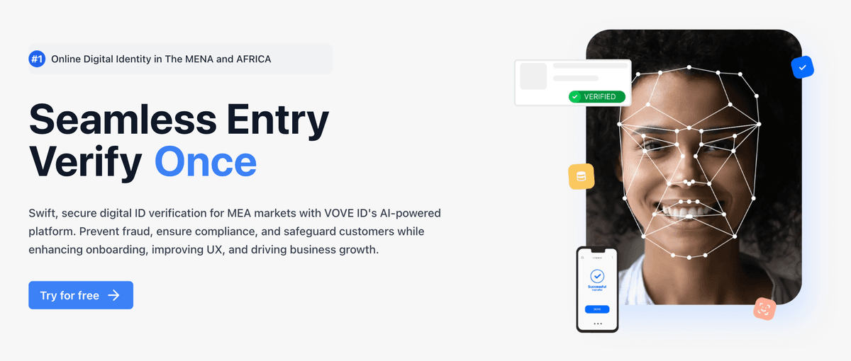 VoveID - Main product screenshot demonstrating key features and user interface