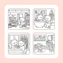 Cozy Friends Coloring Book for Kids gallery image