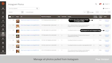 Magento Instagram Extension gallery image