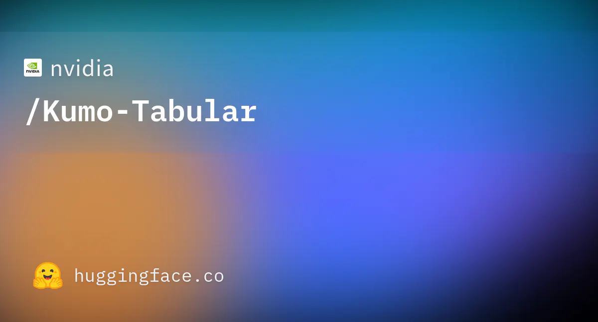 Kumo Tabular gallery image