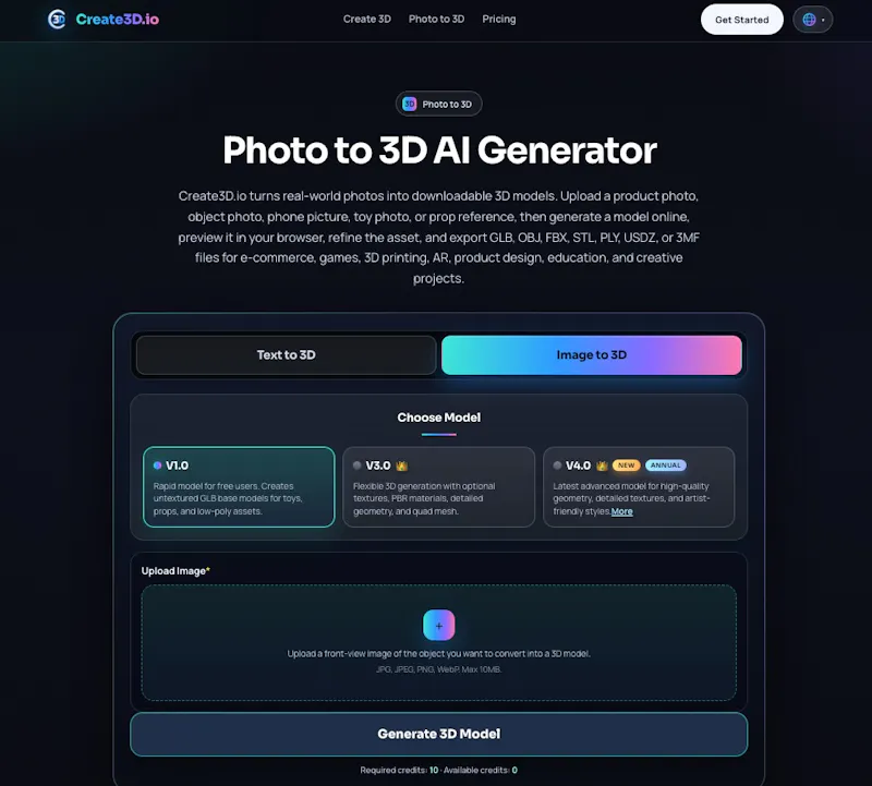 Create 3D Models Online screenshot 2