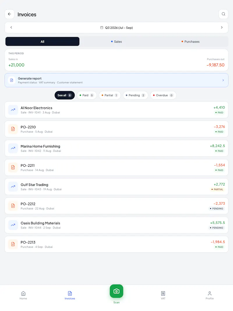 ScanVAT — UAE VAT on Autopilot screenshot 3