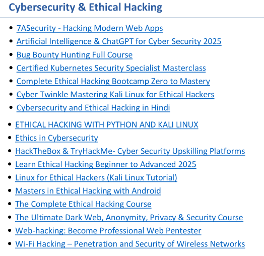 17 Cybersecurity & Ethical Hacking gallery image