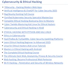 17 Cybersecurity & Ethical Hacking gallery image