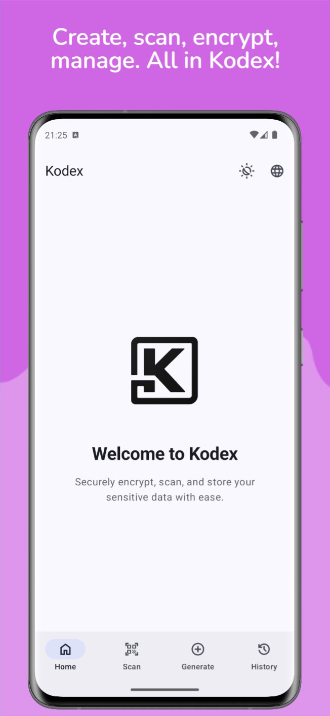 Kodex screenshot 1