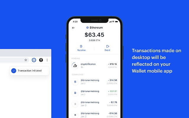 can i connect a coinbase wallet with a blockchain wallet