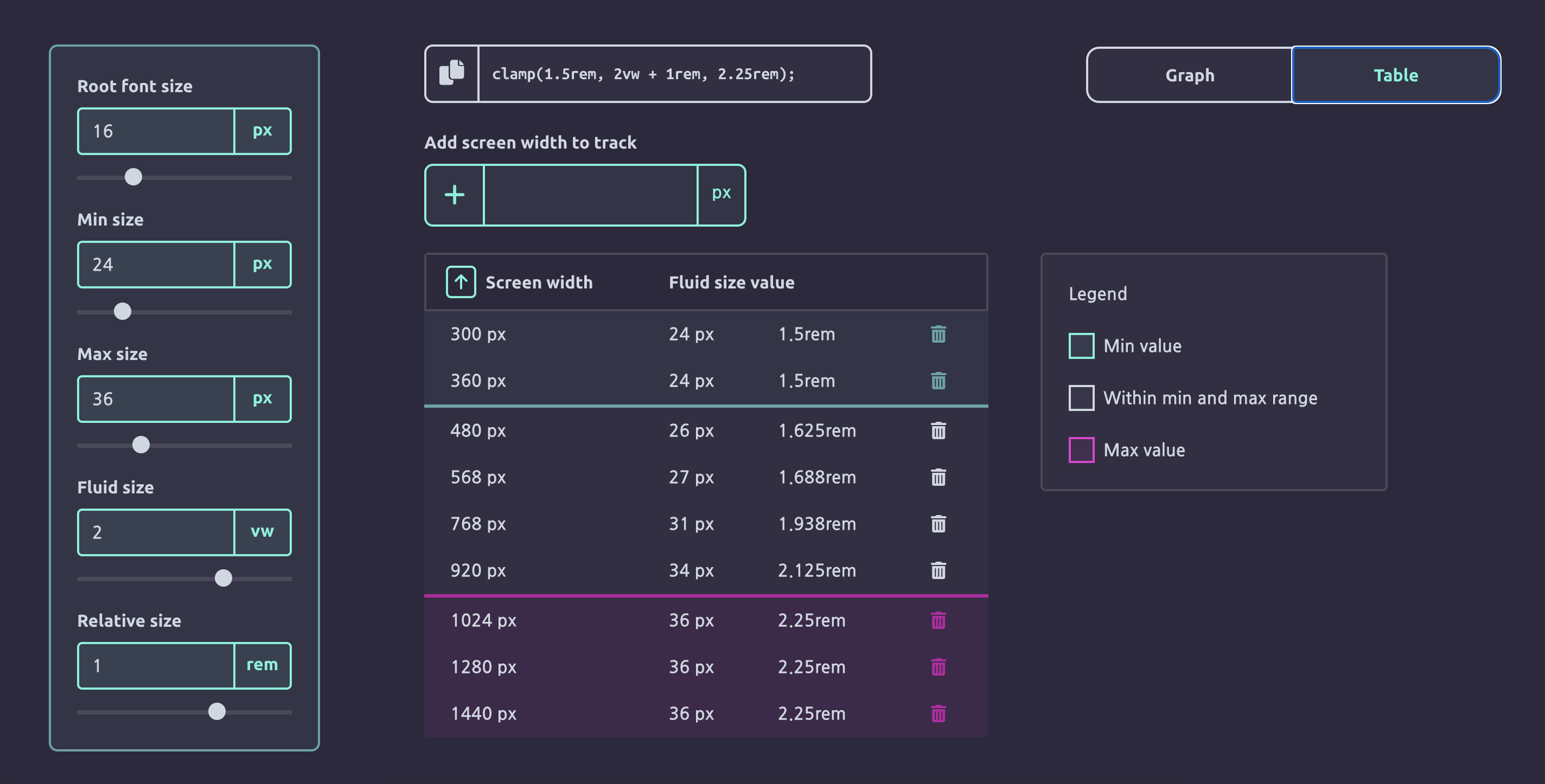 Modern Fluid Typography Editor gallery image
