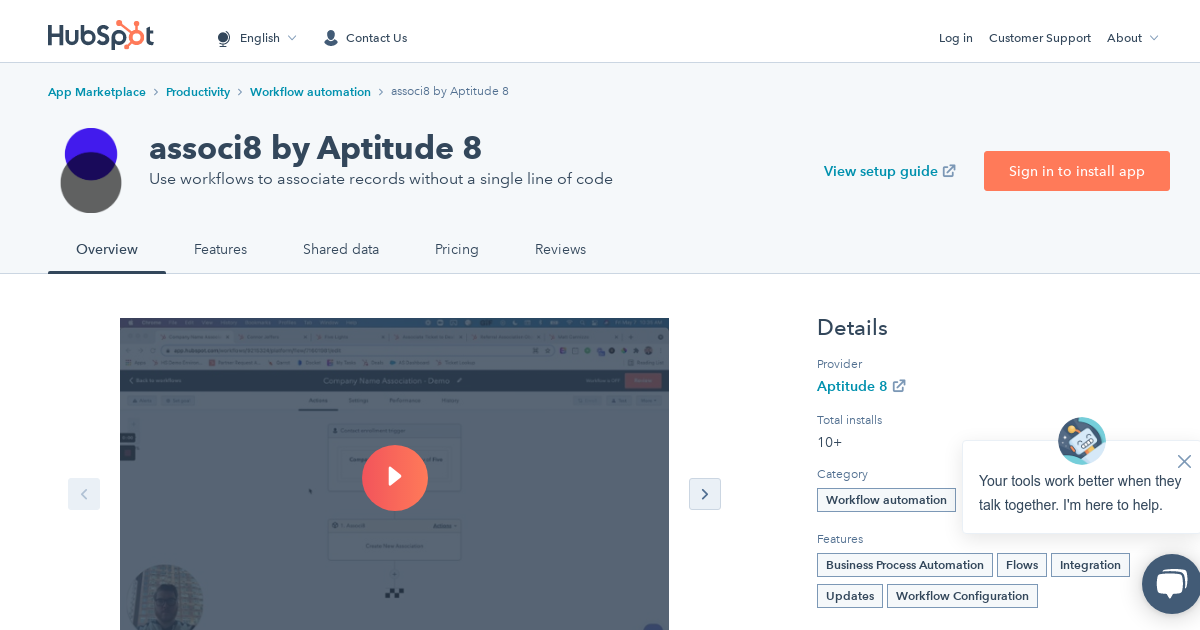 associ8 for HubSpot gallery image